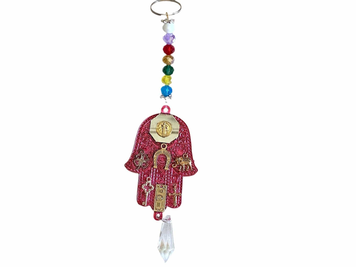 Charm of hand of hamsa to protect from the evil eye