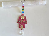 Hand of Hamsa Protection From Evil Eye Charm - Shop Cosmic Healing