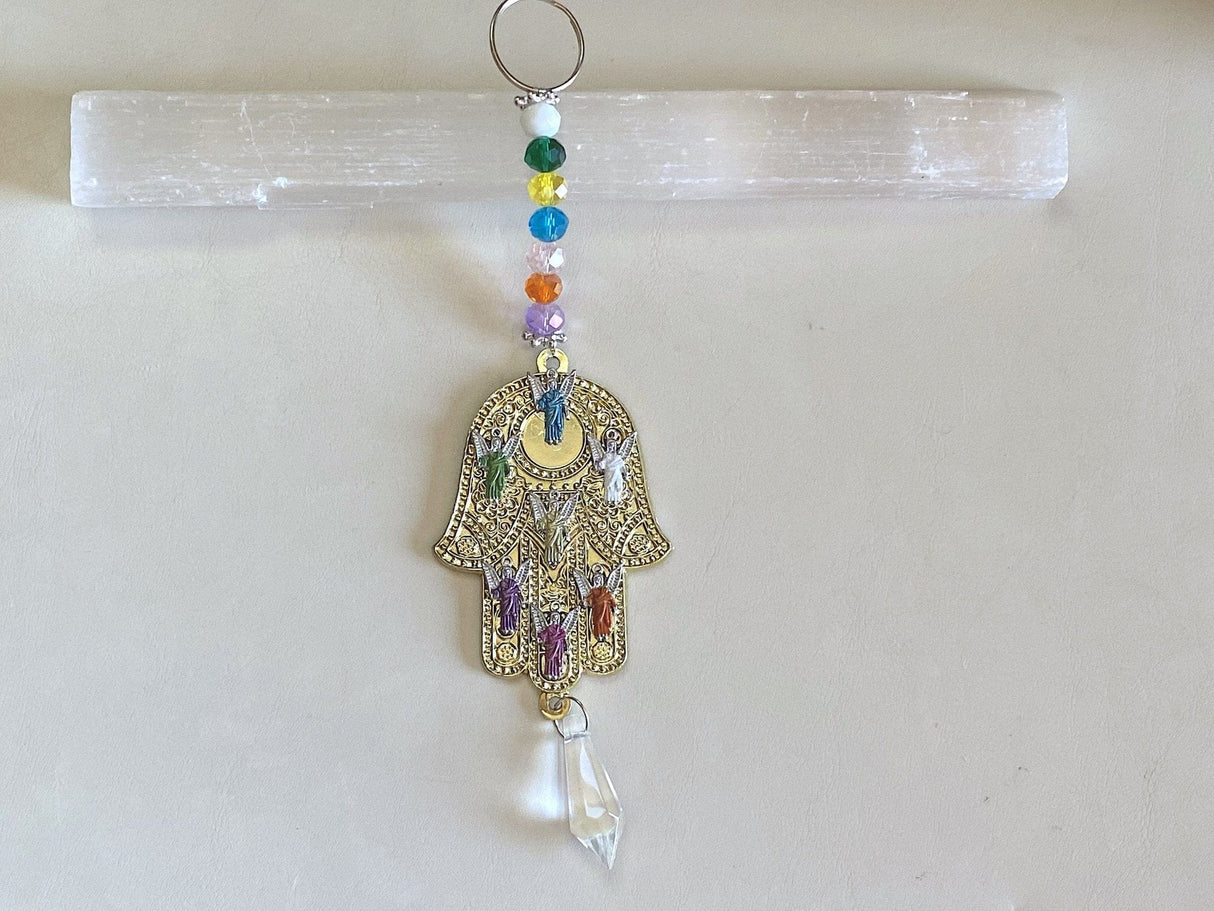 Hand of Hamsa Protection From Evil Eye Charm - Shop Cosmic Healing