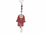 Hand of hamsa protection charm against the evil eye