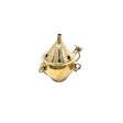 Hanging Brass Charcoal Burner with Stand 3.75"H - Shop Cosmic Healing