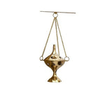 Hanging Brass Charcoal Burner with Stand 3.75"H - Shop Cosmic Healing