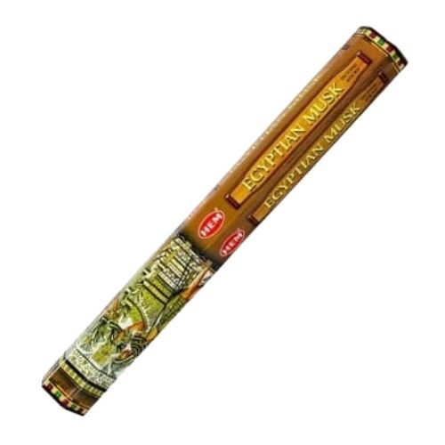 HEM Egyptian Musk Incense 20 Sticks (Incienso Almizcle Egipcio) for multiple purposes, enhance wisdom, sensuality, divine protection & intervention - Shop Cosmic Healing