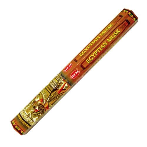 HEM Egyptian Musk Incense 20 Sticks (Incienso Almizcle Egipcio) for multiple purposes, enhance wisdom, sensuality, divine protection & intervention - Shop Cosmic Healing