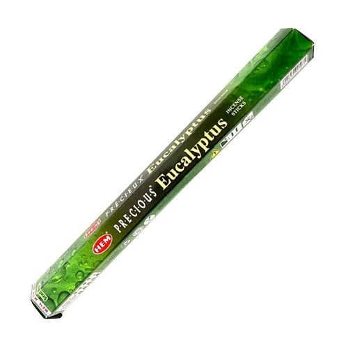 HEM Eucalyptus Incense 20 Sticks (Incienso Eucalipto) brings cleansing and relaxation to any environment - Shop Cosmic Healing