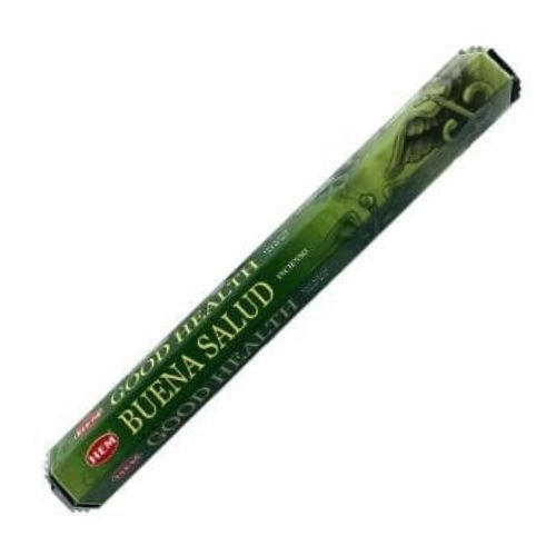 HEM Good Health Incense 20 Sticks (Incienso Buena Salud) helps prevent colds, good for stress relief & fatigue - Shop Cosmic Healing