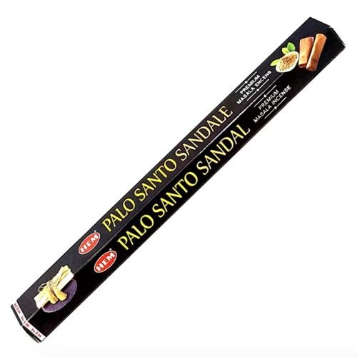 HEM Palo Santo Sandal Premium Masala Incense 15 Stick (Incienso Palo Santo y Sandaló) for meditation, protection, purification, & consecration (Copy) - Shop Cosmic Healing