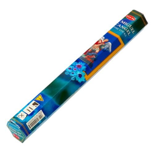 HEM Saint Michael Incense 20 Sticks (Incienso San Miguel Archángel) to protect you from jealousy, evil spirits, demons - Shop Cosmic Healing