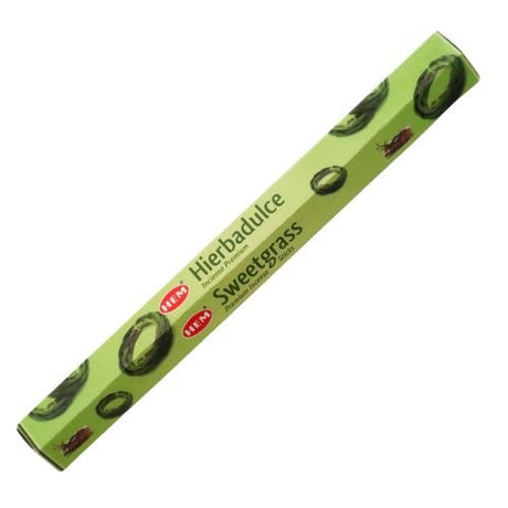 HEM Sweetgrass Incense 20 Sticks (Incienso Hierbadulce) to purify, protect and attract positive energy - Shop Cosmic Healing