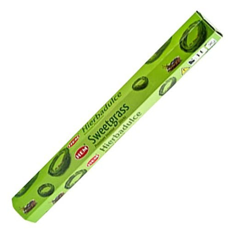 HEM Sweetgrass Incense 20 Sticks (Incienso Hierbadulce) to purify, protect and attract positive energy - Shop Cosmic Healing