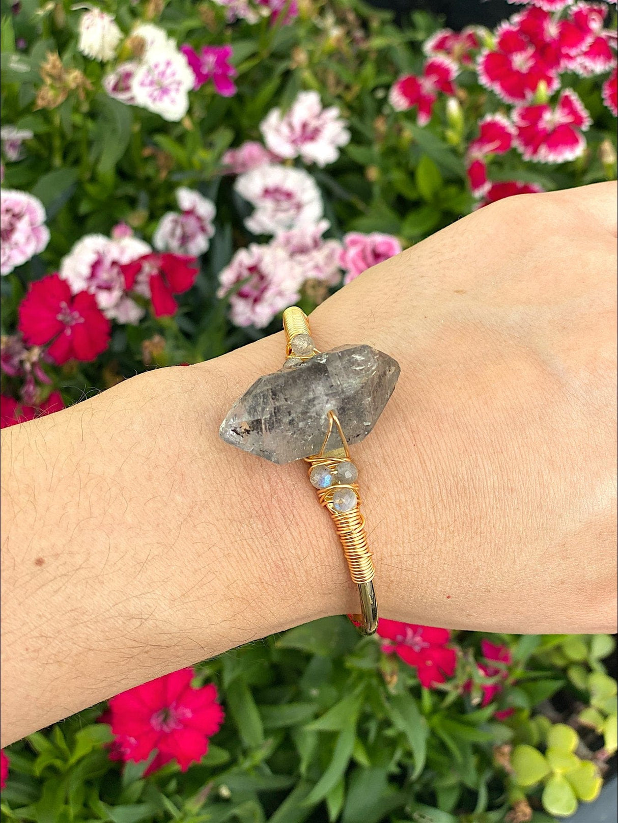 Herkimer Diamond Quartz Bracelet - Shop Cosmic Healing