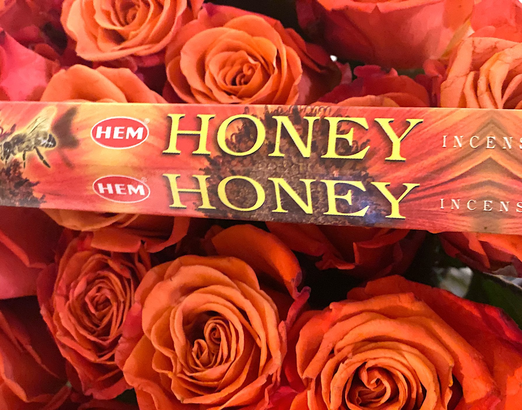 Honey Incense 20 Sticks, HEM - Shop Cosmic Healing
