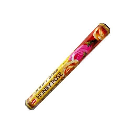 Honey Rose HEM Incense 20 Sticks (Incienso Miel Rosa) for emotional stability, healing, love, persuasion, passion - Shop Cosmic Healing