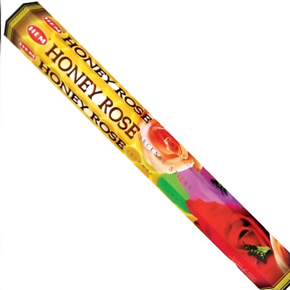 Honey Rose Incense 20 Sticks, HEM- Incienso Miel Rosa - Shop Cosmic Healing