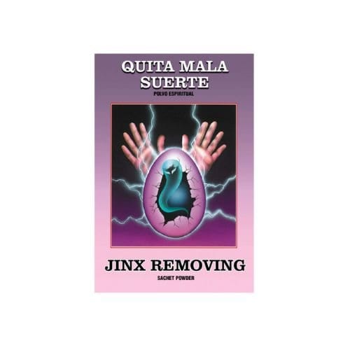 Indio Jinx Removing (Quita Mala Suerte Polvo) Sachet Powder 1/2oz to remove hexes, nullify jinxes and repel harm 