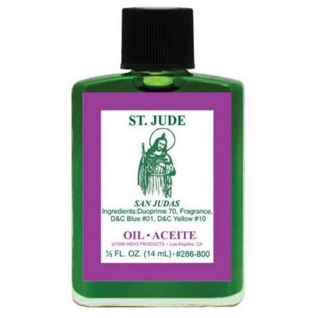Indio St. Jude Oil 1/2 fl. oz when you have a difficult case or problem - Shop Cosmic Healing
