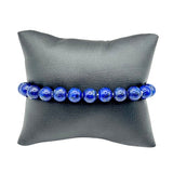 Lapis Lazuli Crystal Stretch Bracelet 8mm for inner peace, self - confidence, and helps release stress - Shop Cosmic Healing