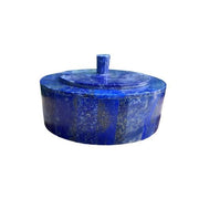 Lapis Lazuli with Marble Inlay Jewelry Box - Handmade Afghanistan - Shop Cosmic Healing
