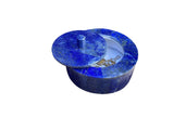 Lapis Lazuli with Marble Inlay Jewelry Box- Handmade Afghanistan - Shop Cosmic Healing