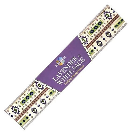 Lavender White Sage Sacred Elements Masala Incense Stick 15 grams (Incienso Lavanda y Salvia Blanca) for purification, cleansing negative spirits, protection, heal, refresh, restart - Shop Cosmic Healing