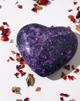Lepidolite Heart- LH2 - Shop Cosmic Healing