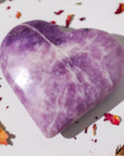 Lepidolite Heart- LH3 - Shop Cosmic Healing