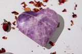 Lepidolite Heart- LH3 - Shop Cosmic Healing