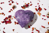 Lepidolite Heart- LH4 - Shop Cosmic Healing