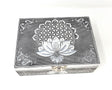 Lotus Carved Box 4.75 x 6.75" - Shop Cosmic Healing