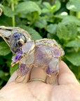Lucky Elephant Hand Wired Crystal - Shop Cosmic Healing