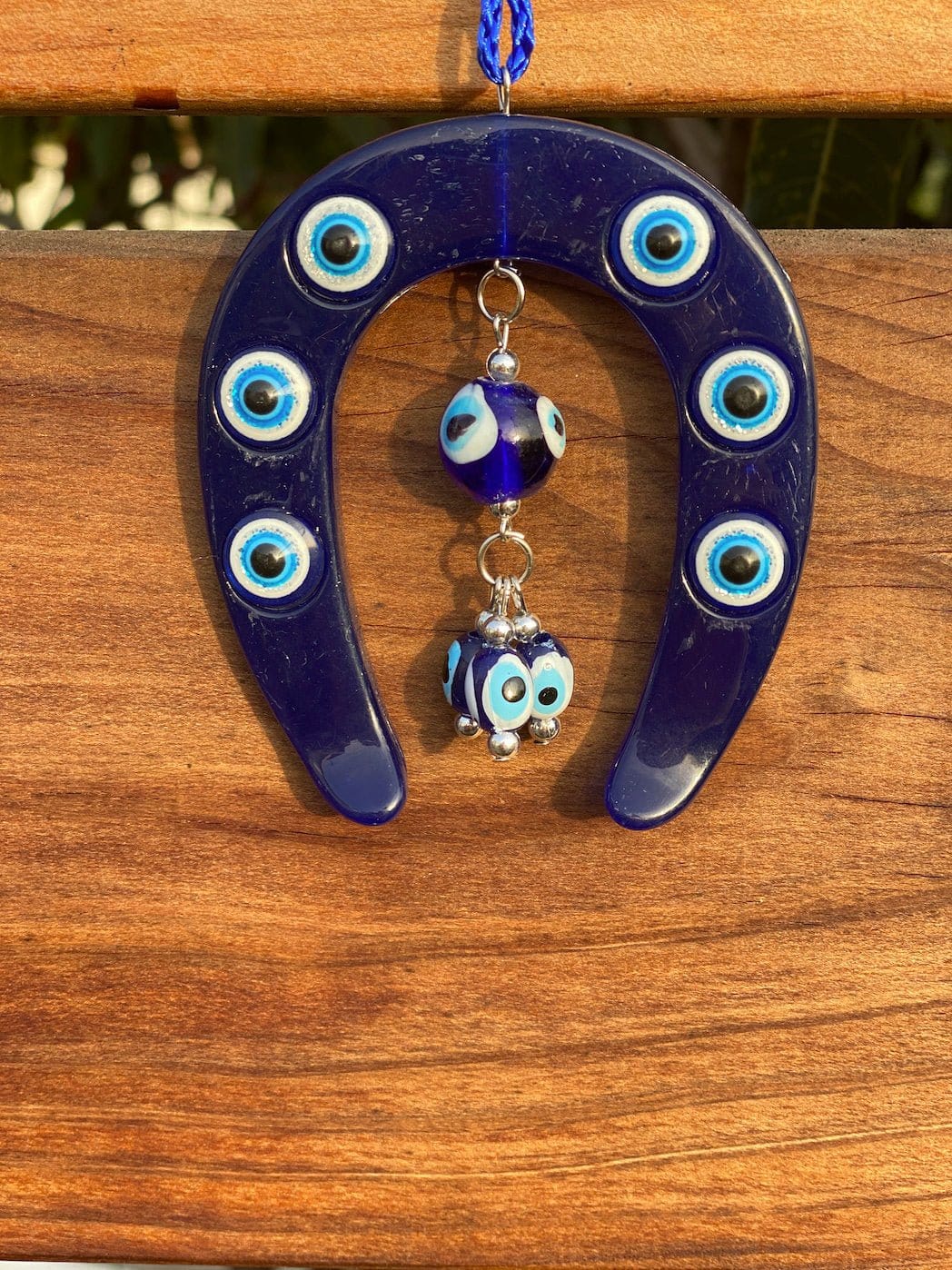 Lucky Horse Shoe Evil Eye Protection Amulet - Shop Cosmic Healing