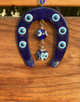 Lucky Horse Shoe Evil Eye Protection Amulet - Shop Cosmic Healing