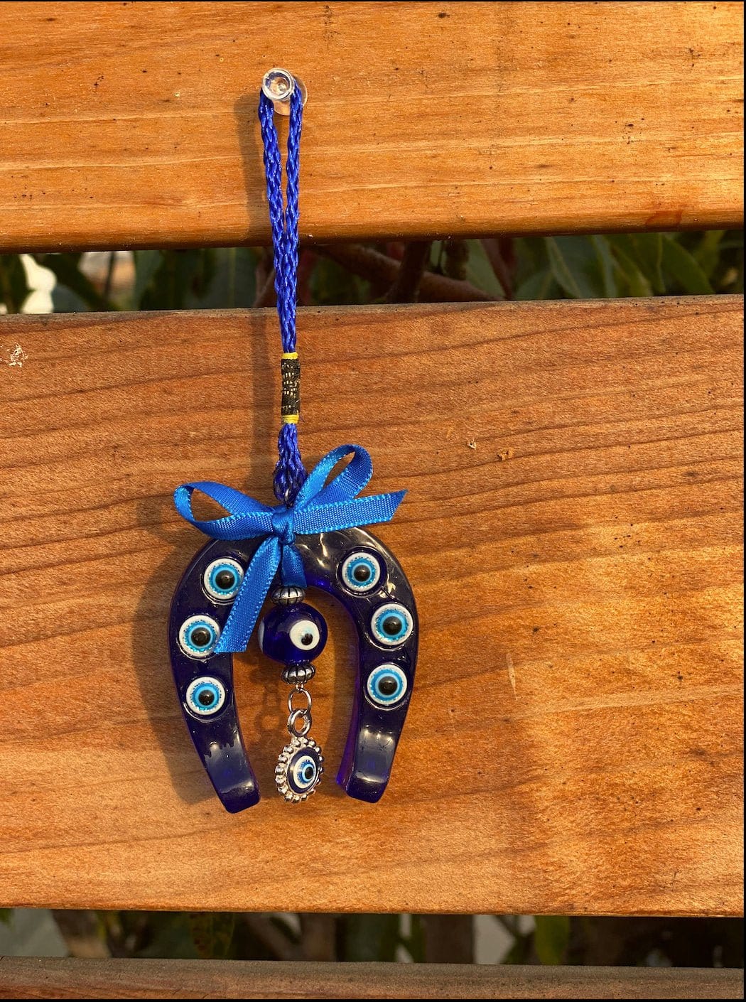 Lucky Horse Shoe Evil Eye Protection Amulet - Shop Cosmic Healing