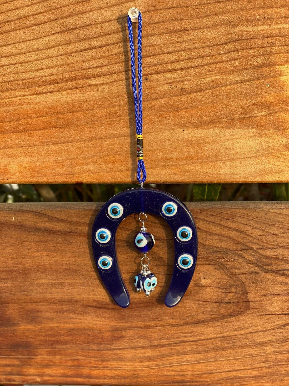 Lucky Horse Shoe Evil Eye Protection Amulet - Shop Cosmic Healing