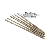 Maya Copal, Frankincense, & Amber Resin Incense 6 Sticks for to stop addictions, calming, clarifying, focusing, grounding - Shop Cosmic Healing