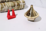 Mini Brass Cone Incense Holders - Shop Cosmic Healing