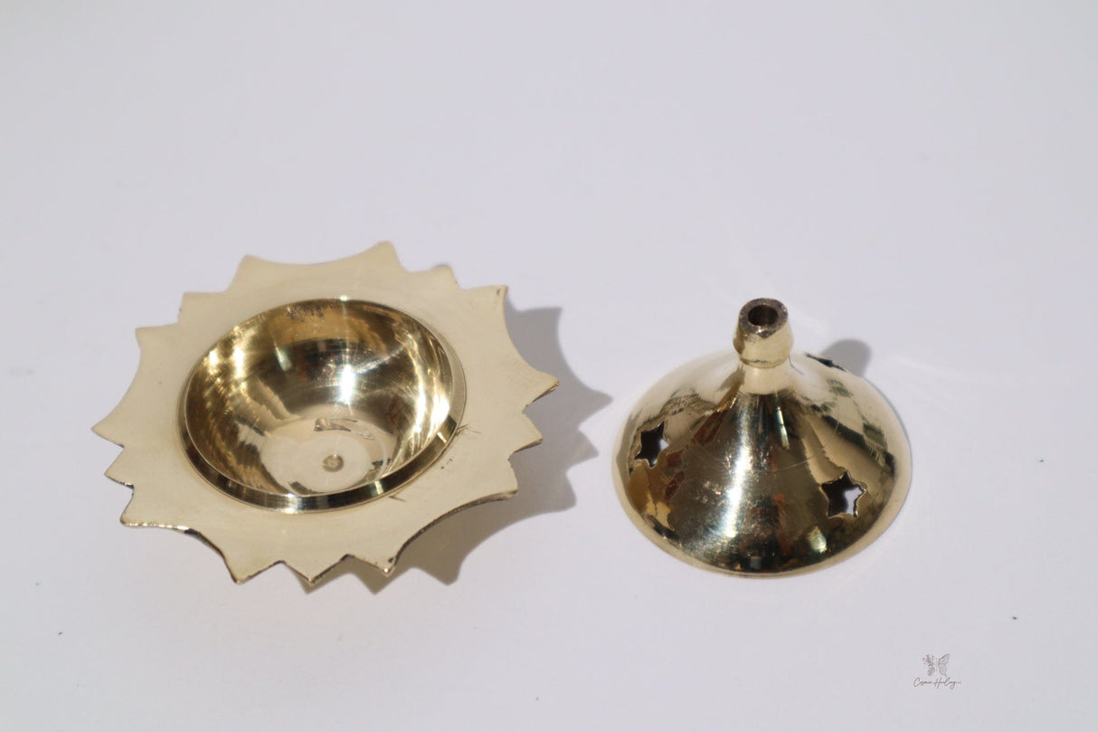 Mini Brass Cone Incense Holders - Shop Cosmic Healing