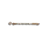 Clear quartz stone crystal wand for money drawing