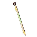 Money drawing crystal wand with rose quartz stone