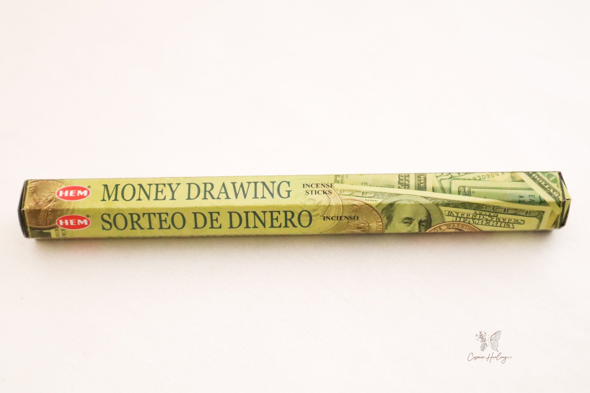 Money Drawing Incense 20 Stick, HEM (Incienso Sorteo De Dinero) - Shop Cosmic Healing