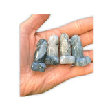 Moss Agate Crystal Phallus for peace and stability to the emotional body - Shop Cosmic Healing