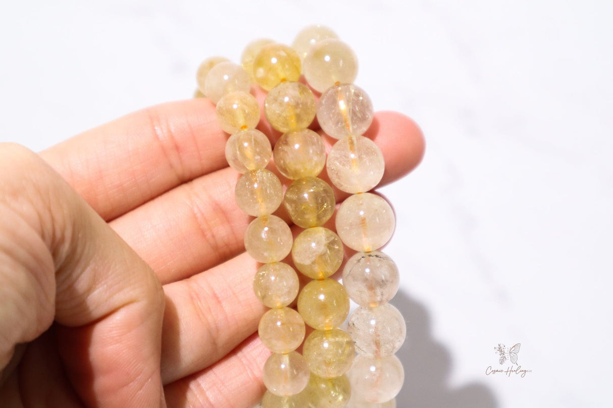 Natural Golden Rutilated Quartz - Shop Cosmic Healing