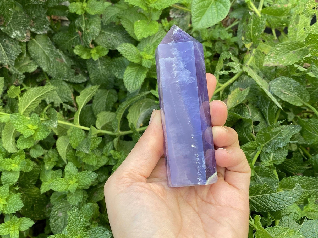 Natural Purple Fluorite Towers - Shop Cosmic Healing