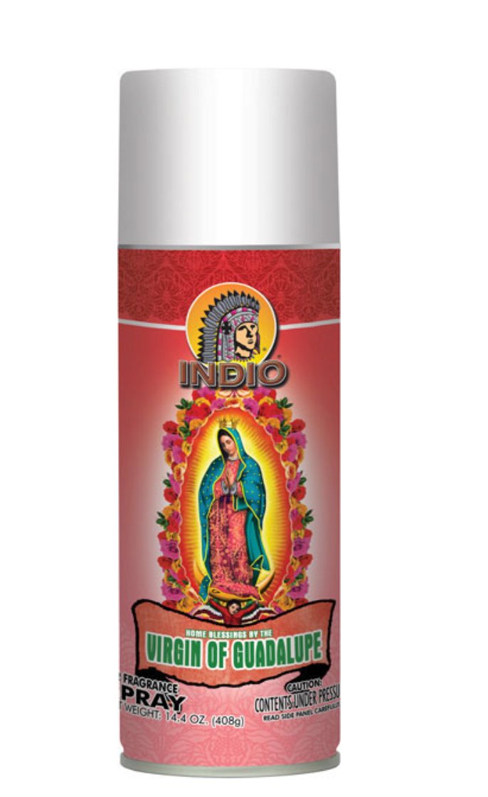 Our Lady Guadalupe Aerosol Spray 14.4oz To warm your home, job, place of business with love - Shop Cosmic Healing