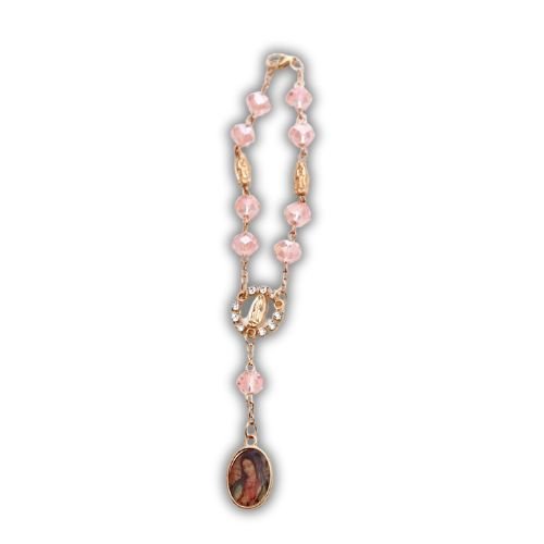 Our Lady Of Guadalupe Rosary For Car Rearview Mirror - Shop Cosmic Healing