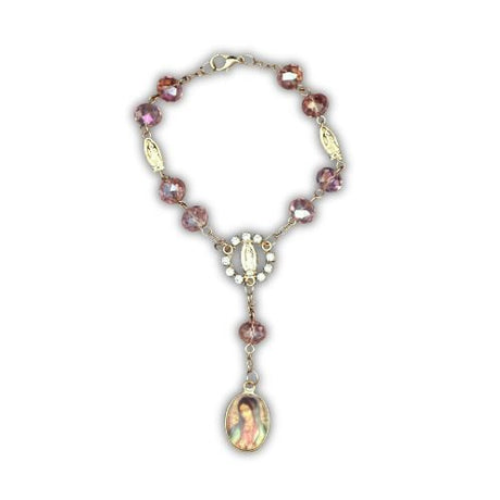 Our Lady Of Guadalupe Rosary For Car Rearview Mirror - Shop Cosmic Healing