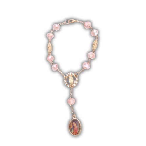 Our Lady Of Guadalupe Rosary For Car Rearview Mirror - Shop Cosmic Healing