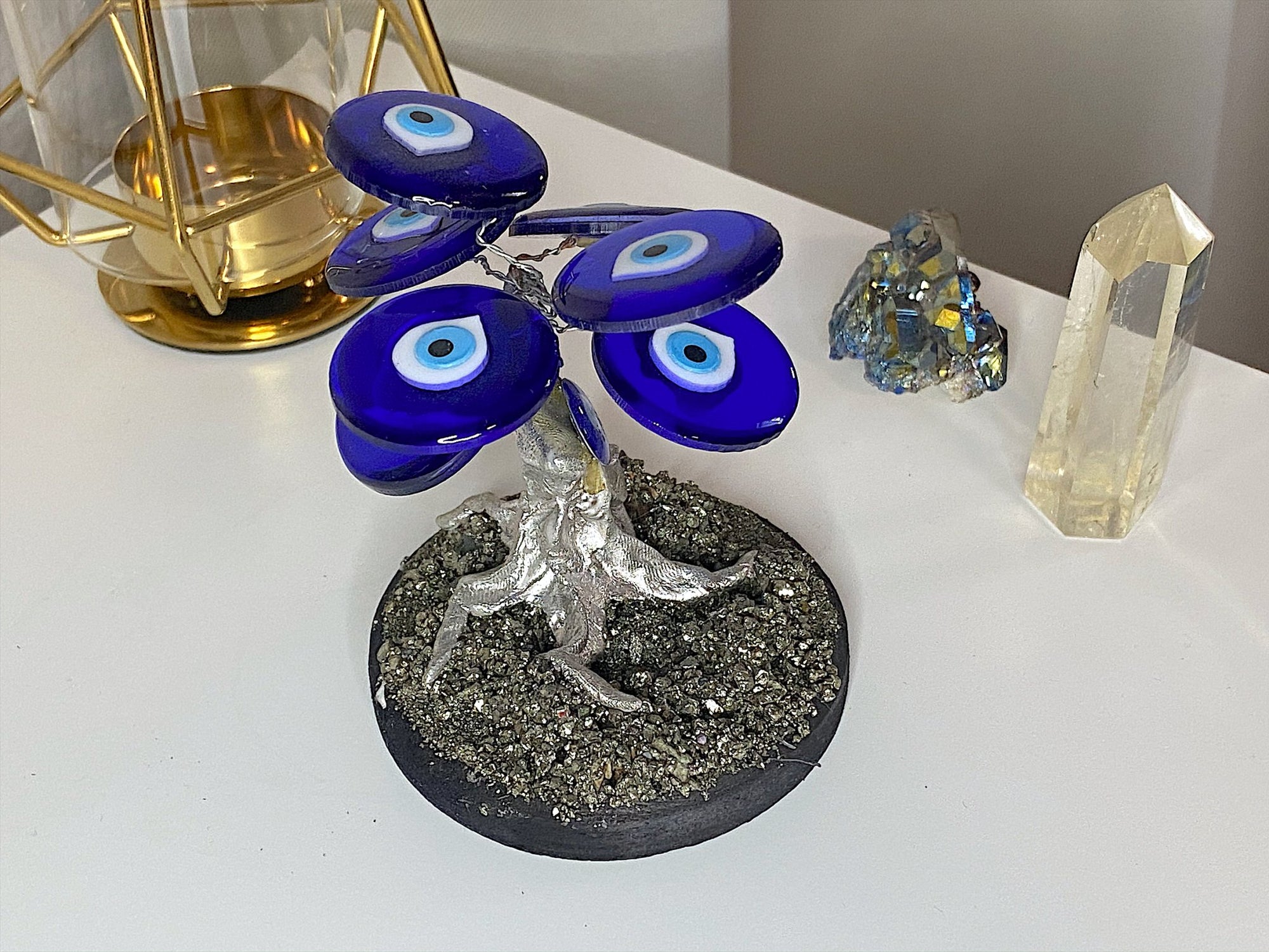Peruvian Pyrite Crystal Tree 4&quot; - Shop Cosmic Healing