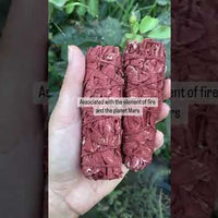 Dragon's Blood Sage 3-4" (Sage with Dragon's Blood Resin) For protection, banishing, and power