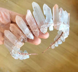 Quartz High Priestess Crystal Crown - Shop Cosmic Healing